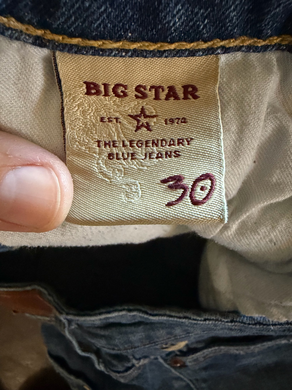Big Star Remy Low Rise Denim Shorts - Picture 6 of 7